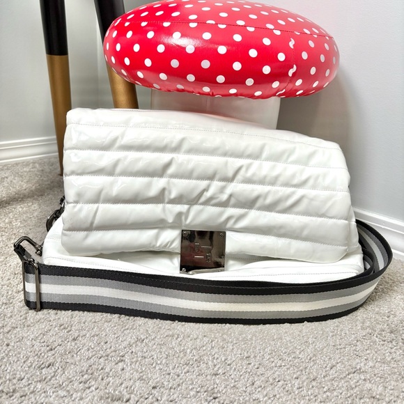 THINK ROYLN The Dalton Lady Bag in White Patent - Picture 2 of 12